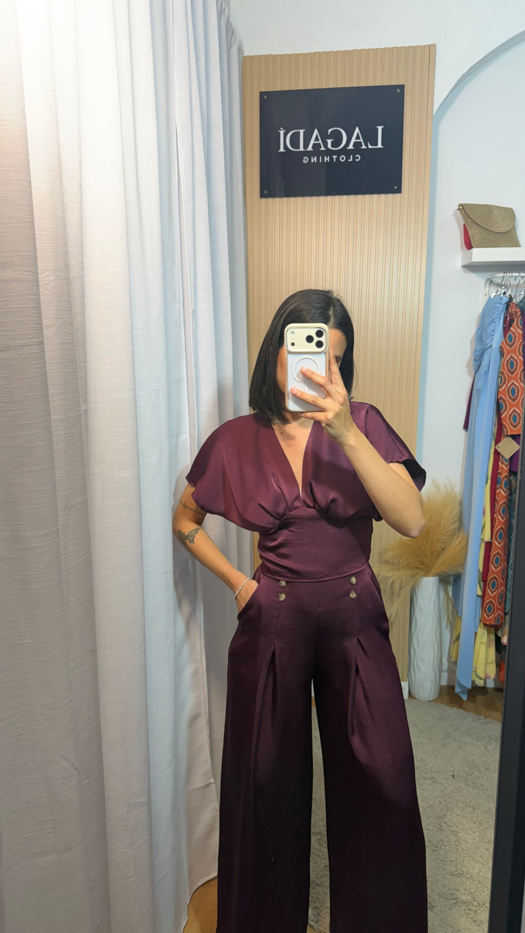 Conjunto Salma berenjena