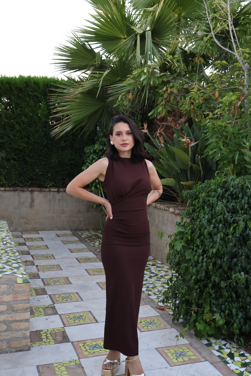 Vestido Aurora Marrón