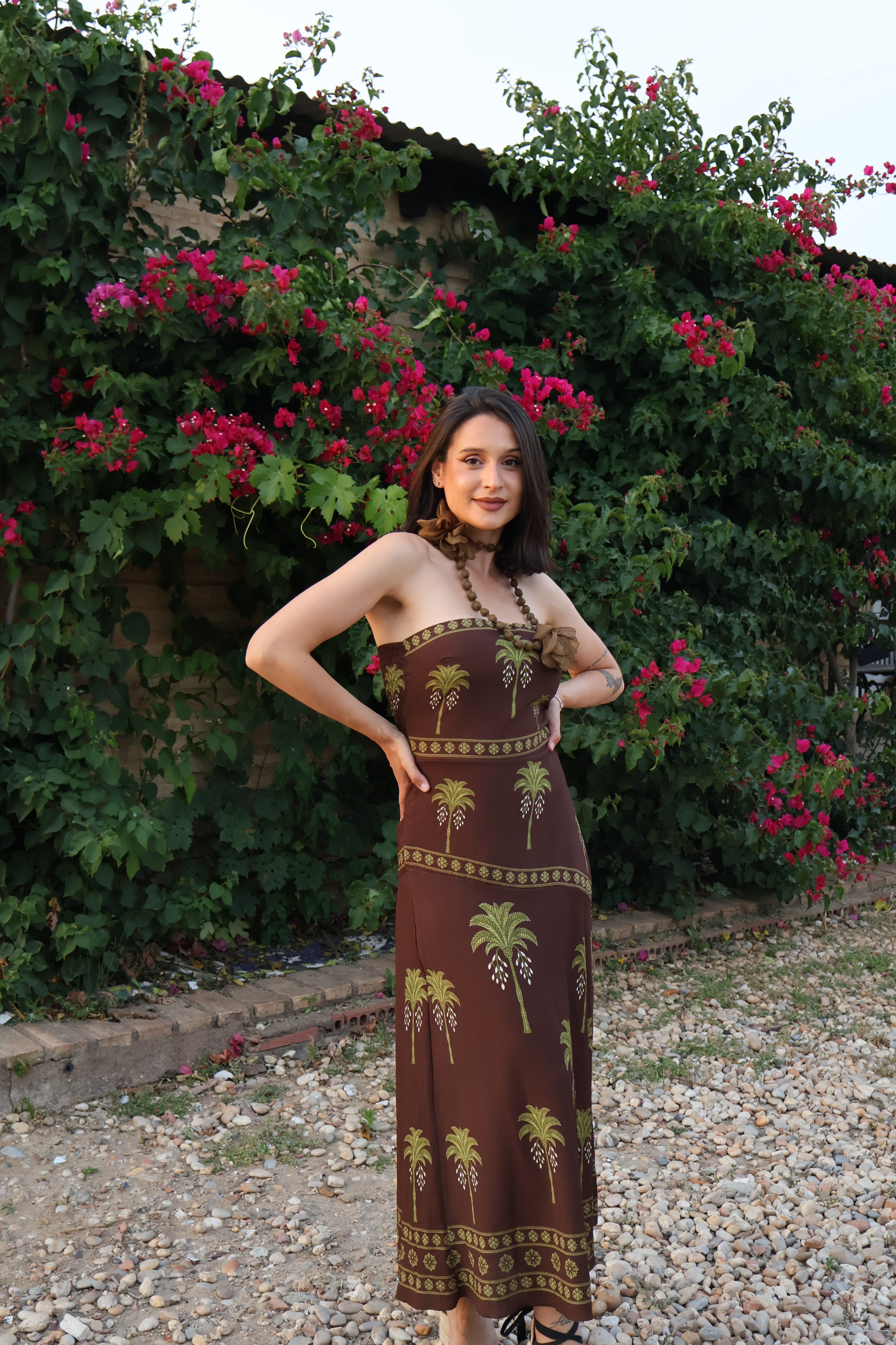 Vestido Bali Marrón