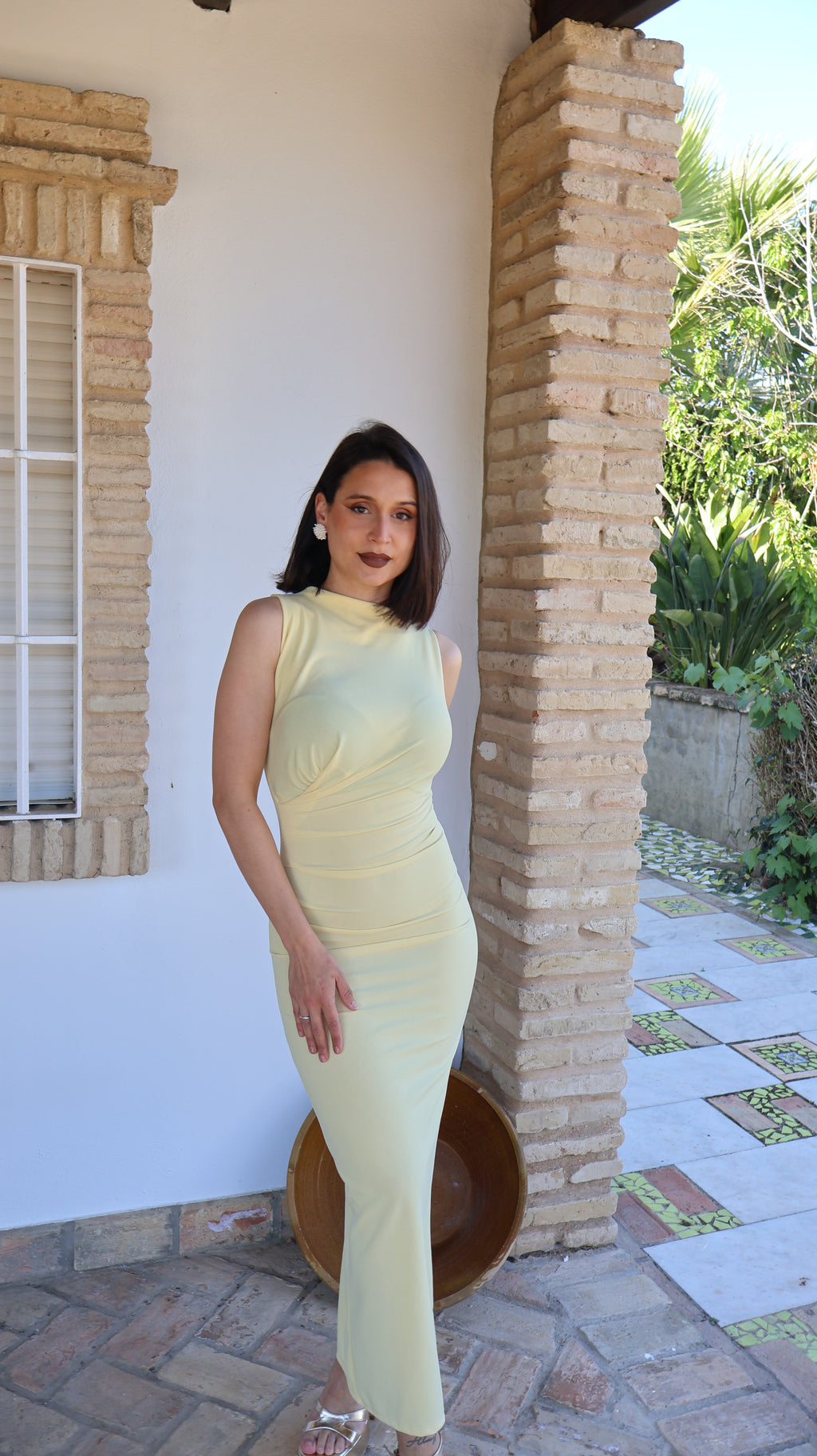 Vestido básic amarillo