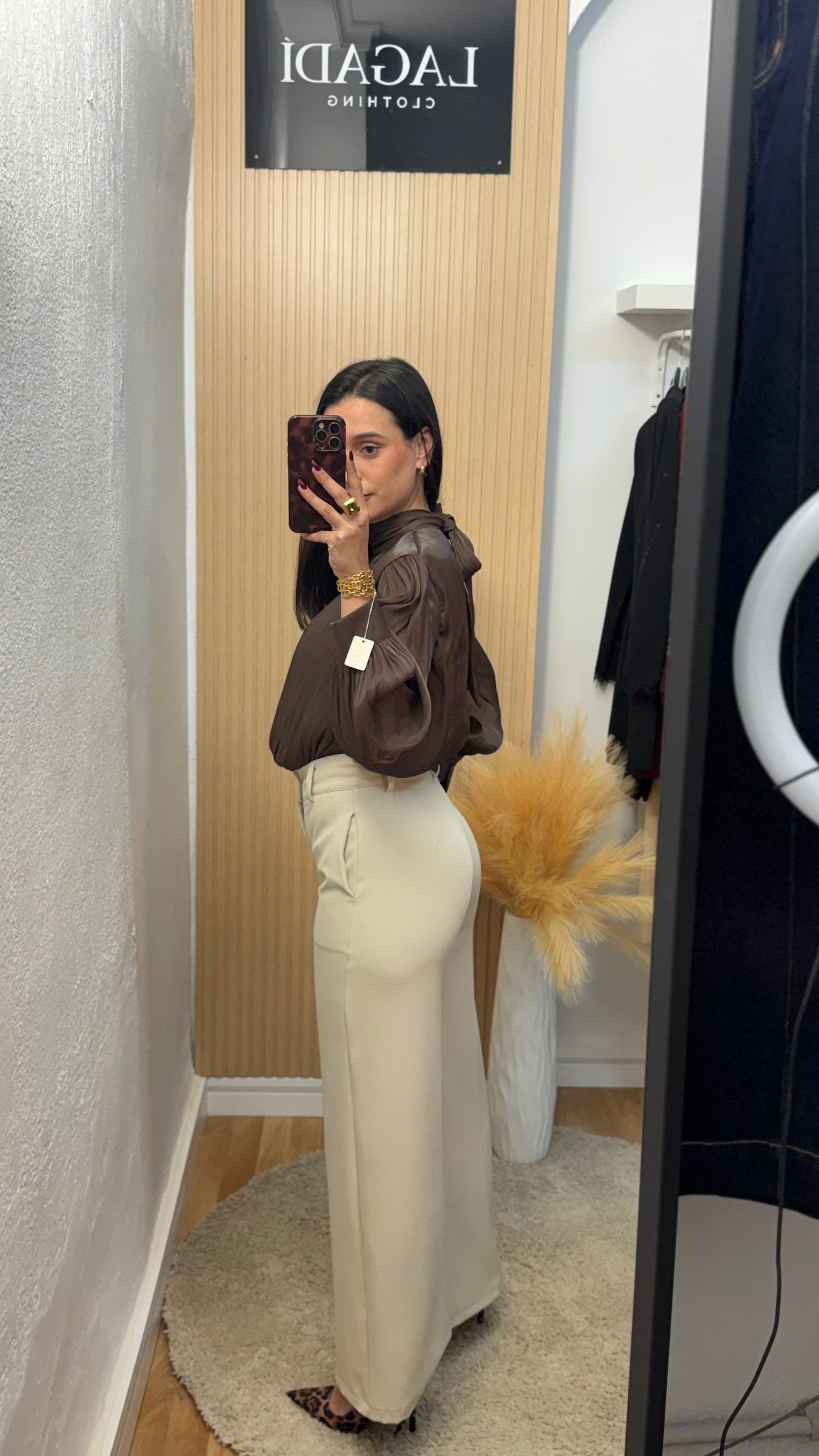 Pantalón beige Vestir