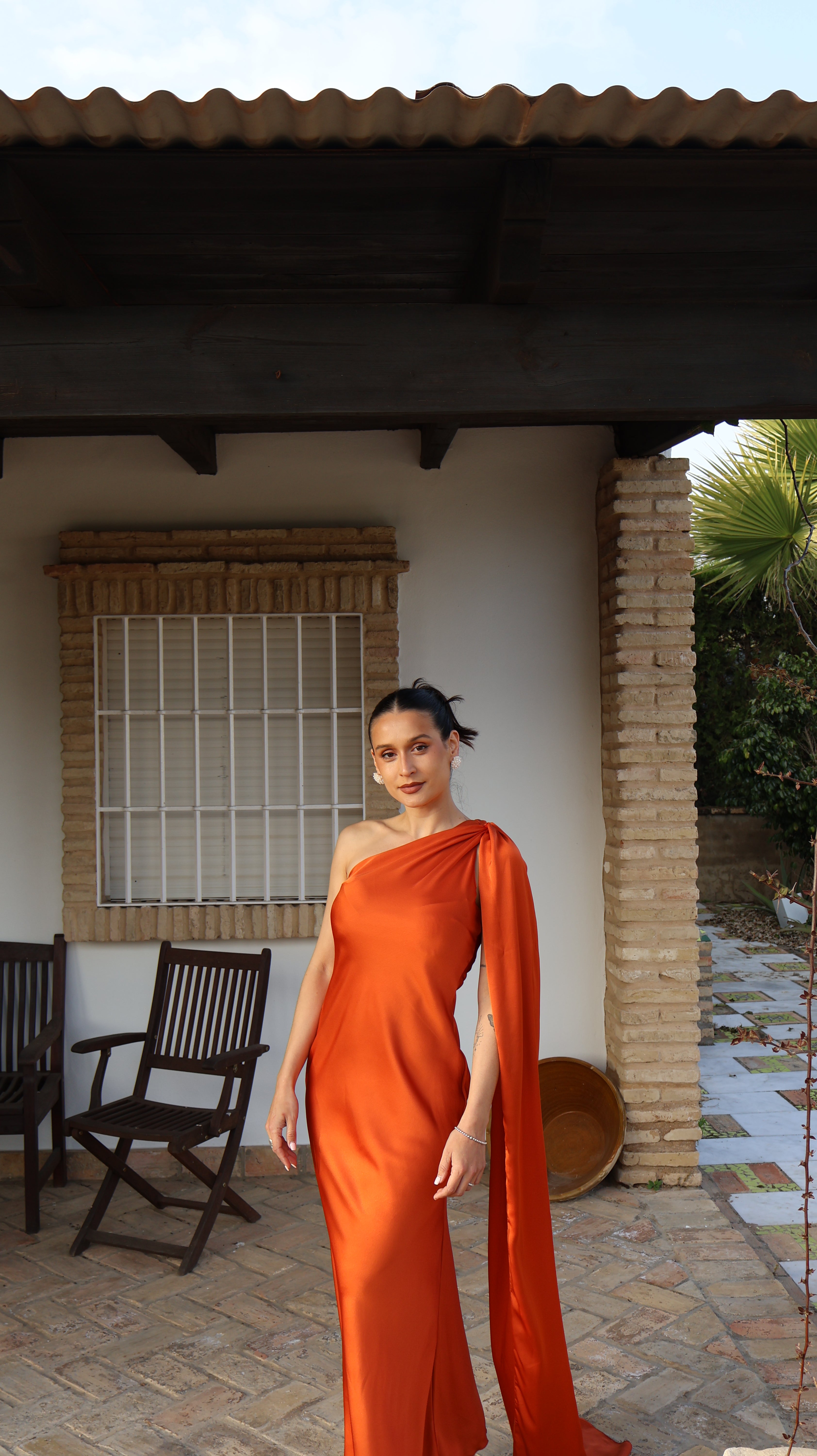 Vestido Sena Naranja