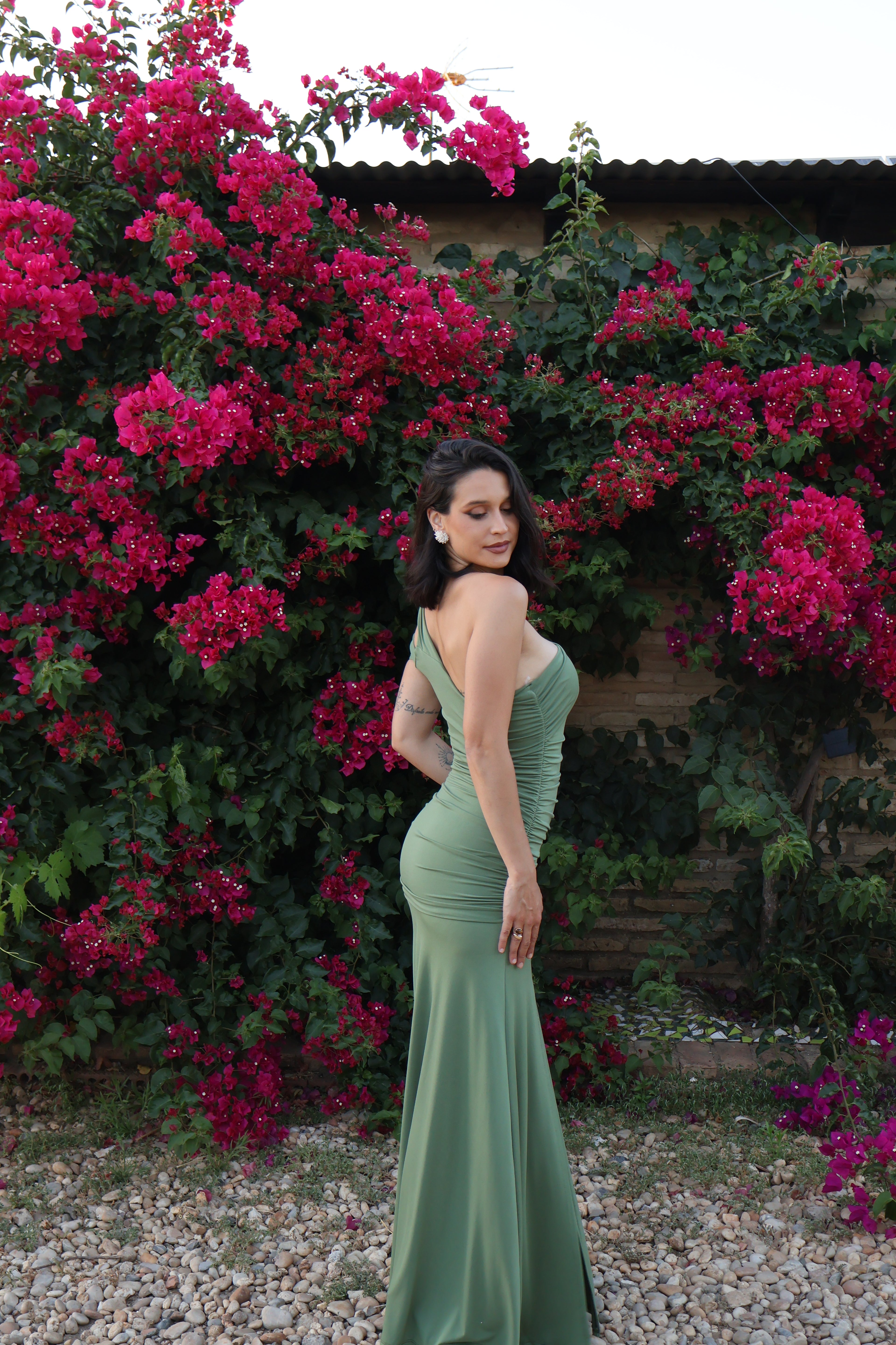 Vestido Duna Verde