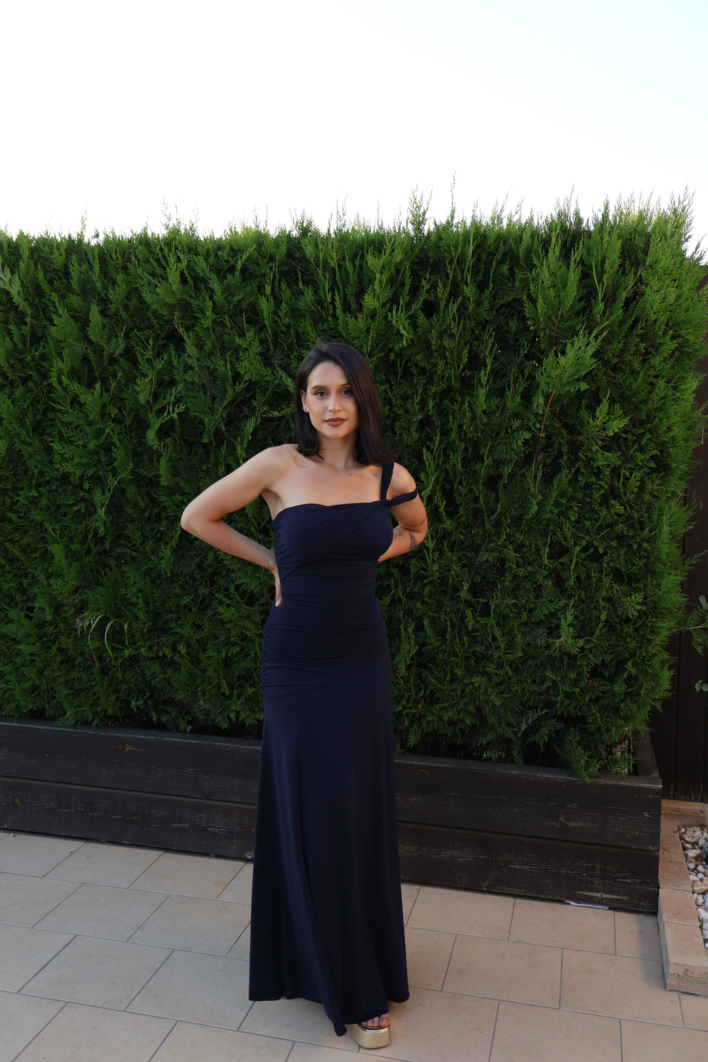 Vestido Duna Azul Marino