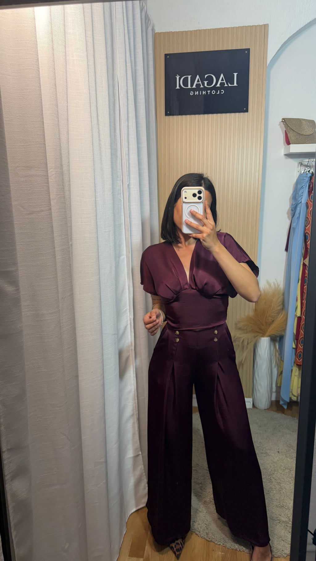 Conjunto Salma berenjena
