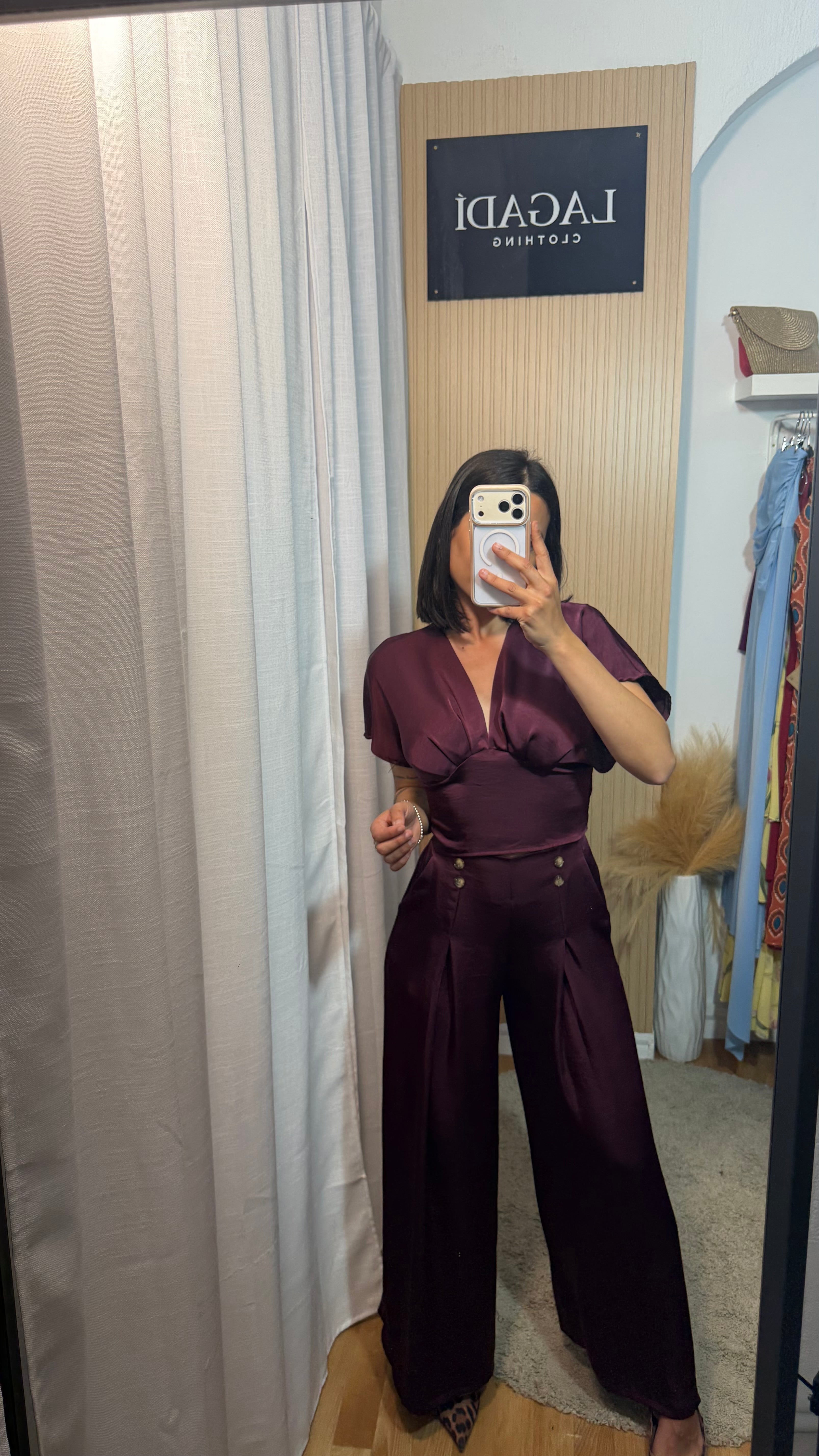 Conjunto Salma berenjena