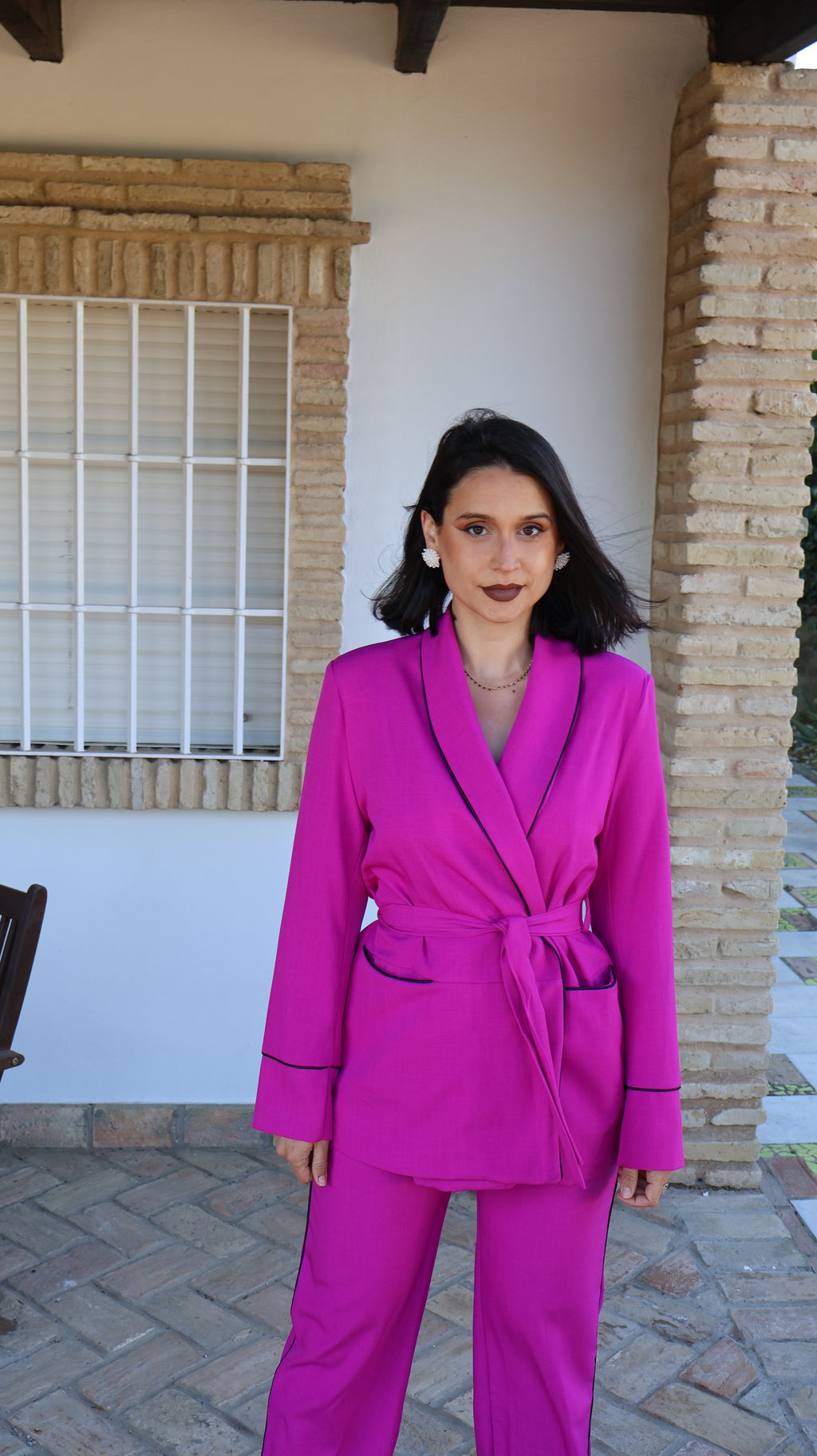 Traje Macarena fucsia