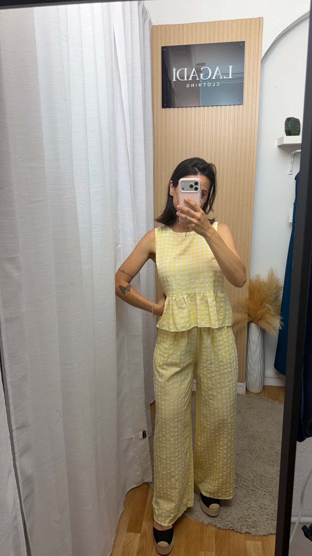 Conjunto VICHY amarillo