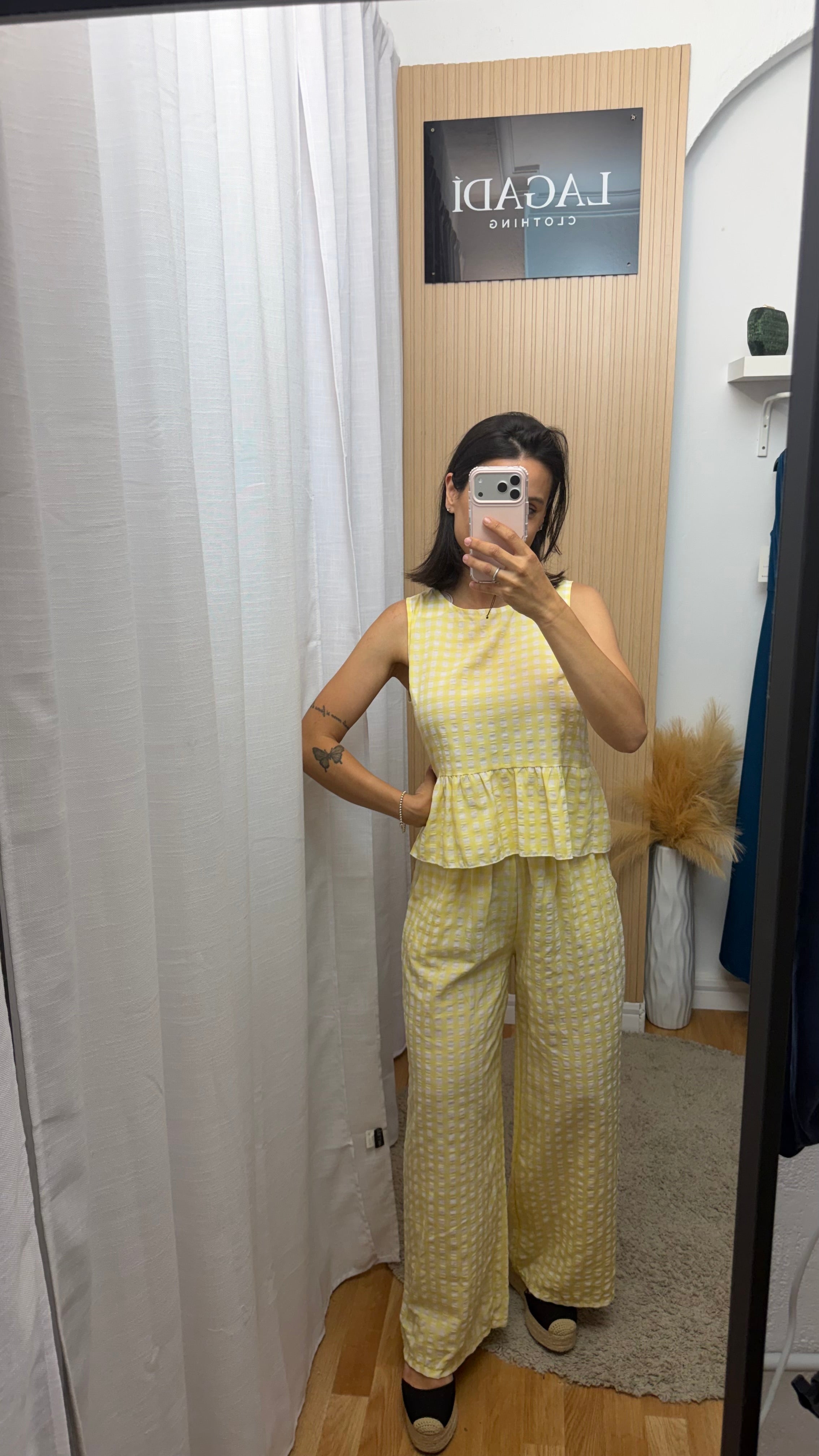 Conjunto VICHY amarillo