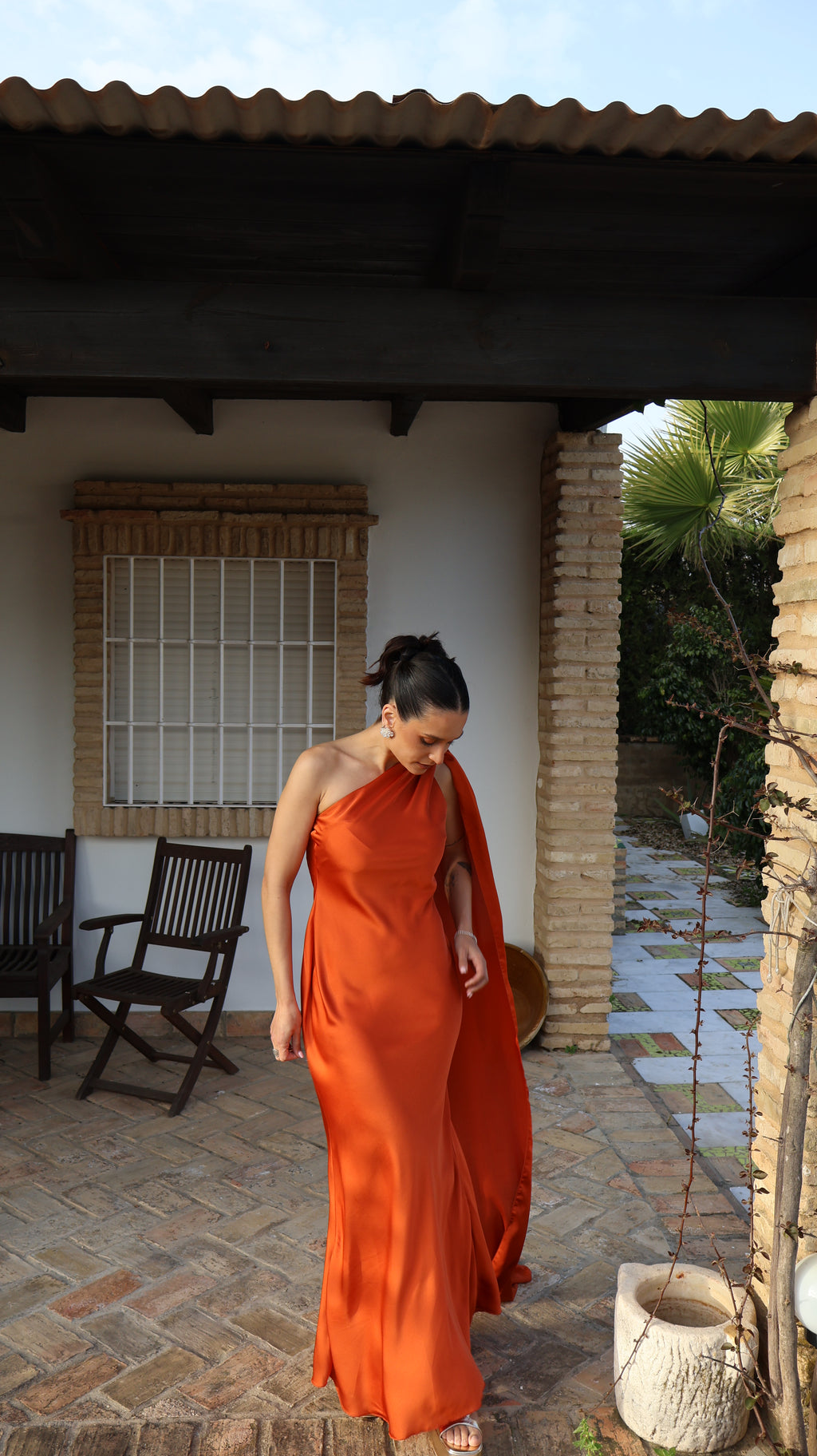 Vestido Sena Naranja