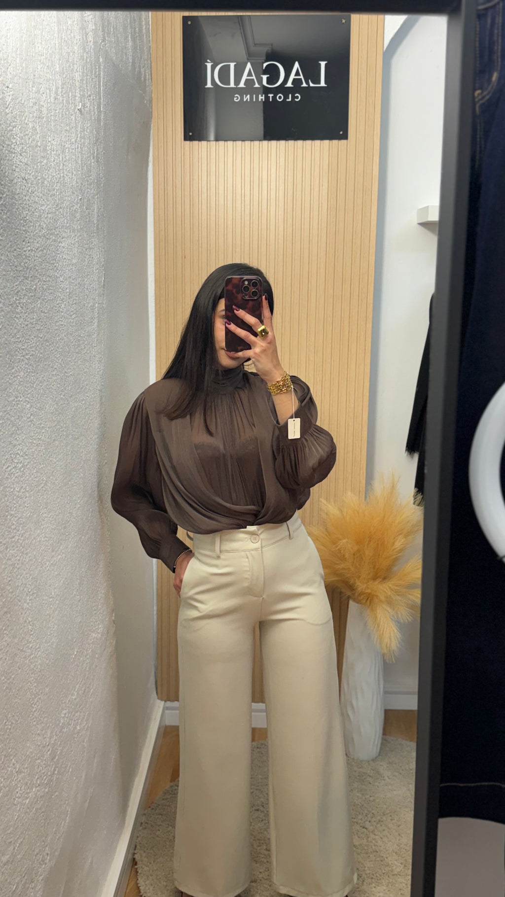 Pantalón beige Vestir