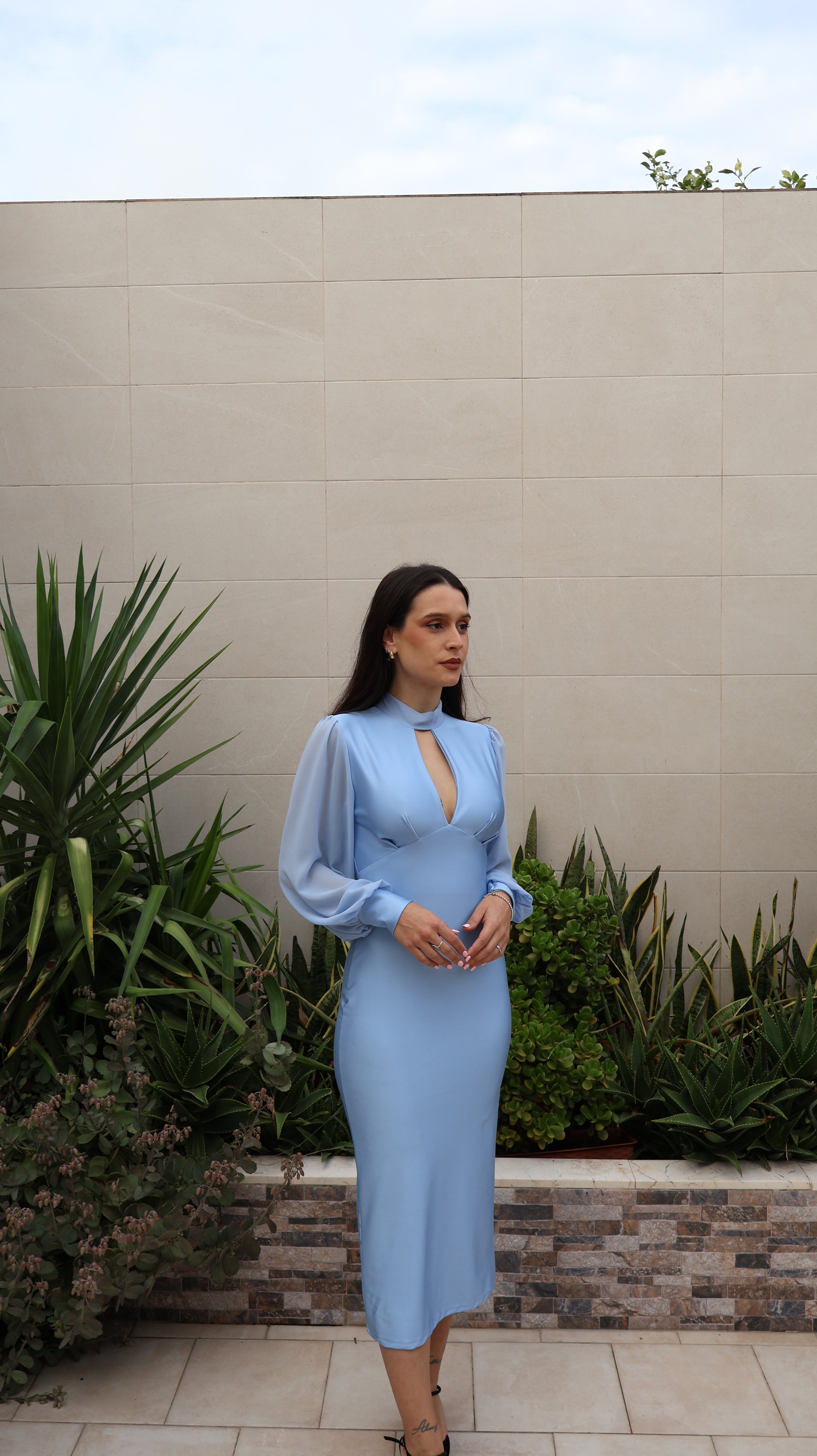 Vestido Fabiana celeste