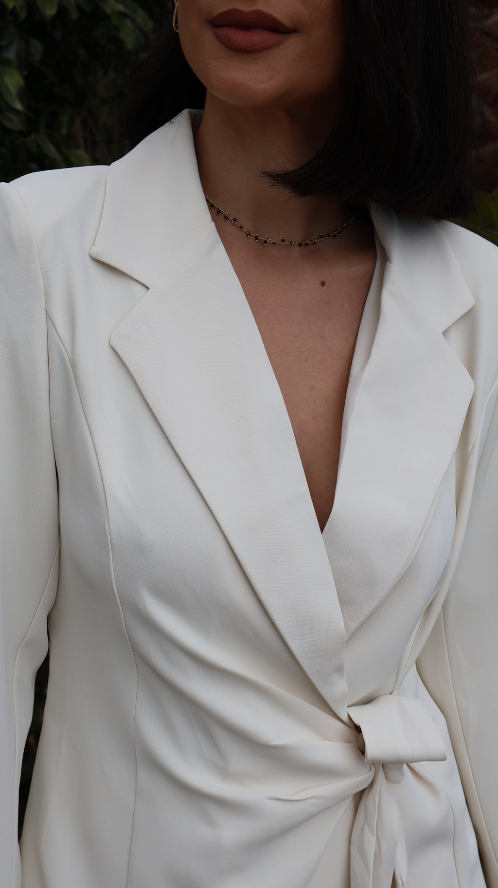 Traje beige