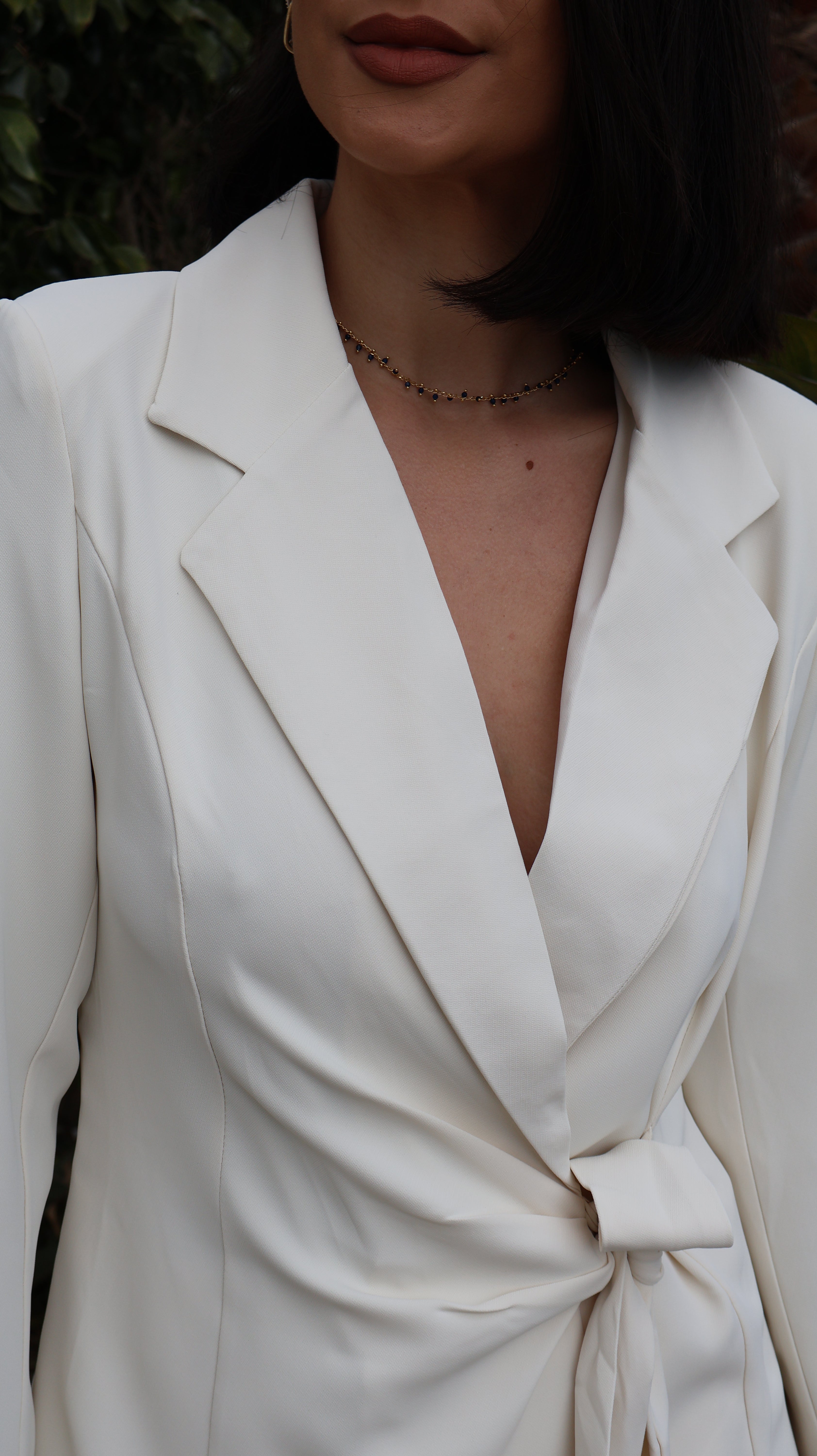 Traje beige