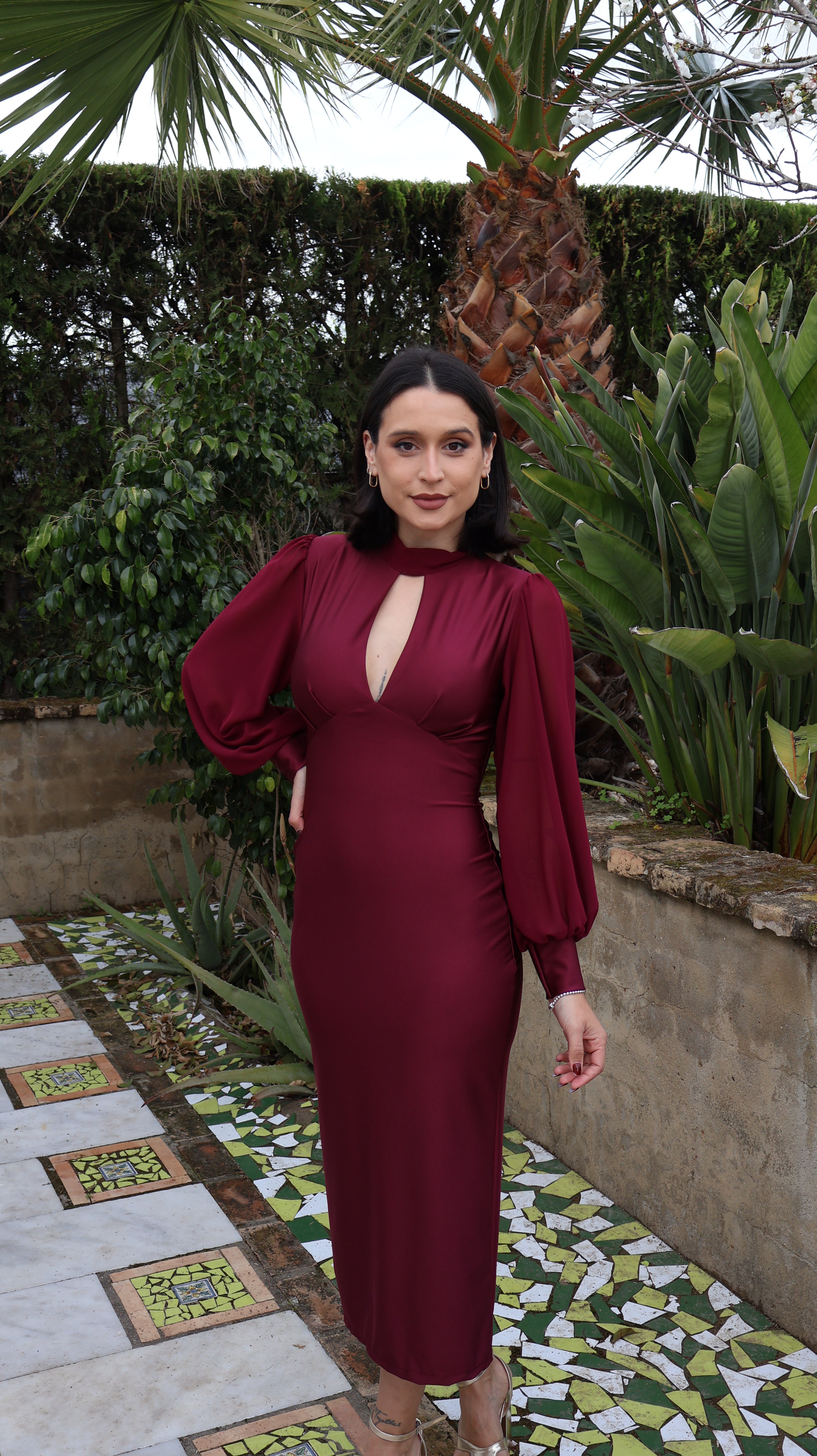 Vestido Fabiana Burdeos