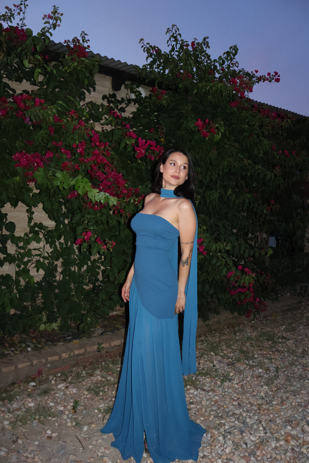 Vestido Ania petróleo