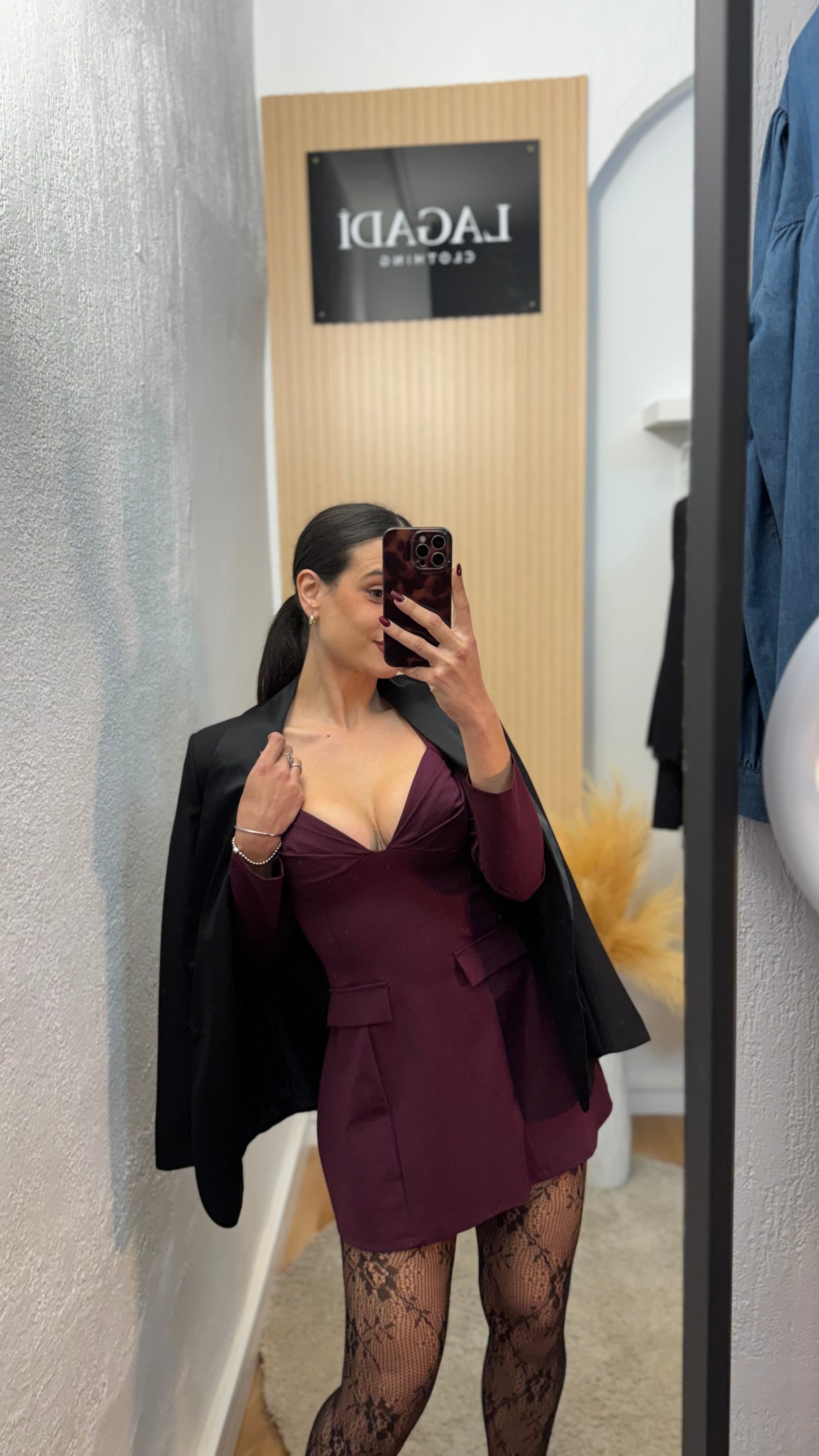 Vestido Nadia Burdeos