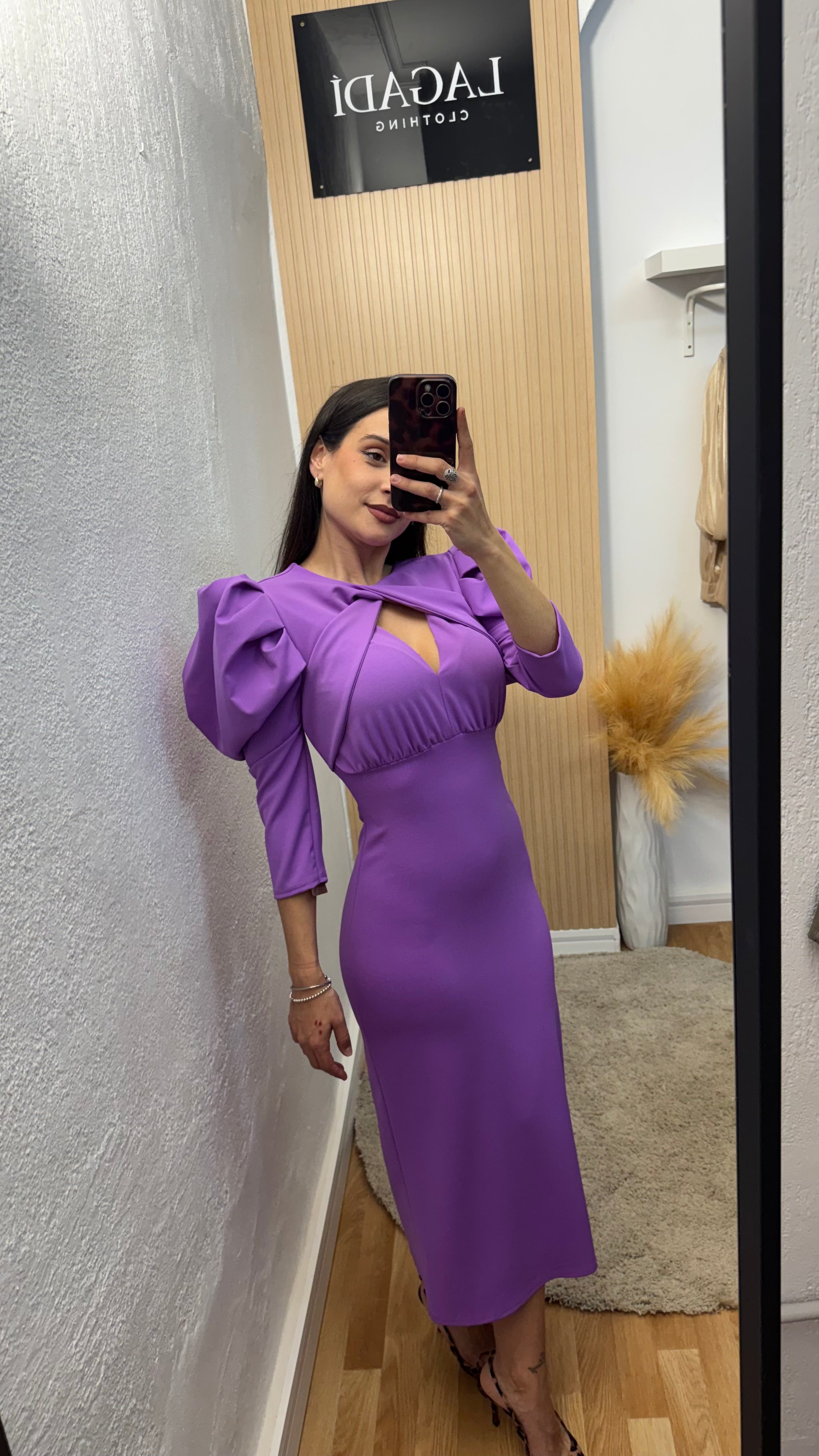 Vestido Bullón Lila