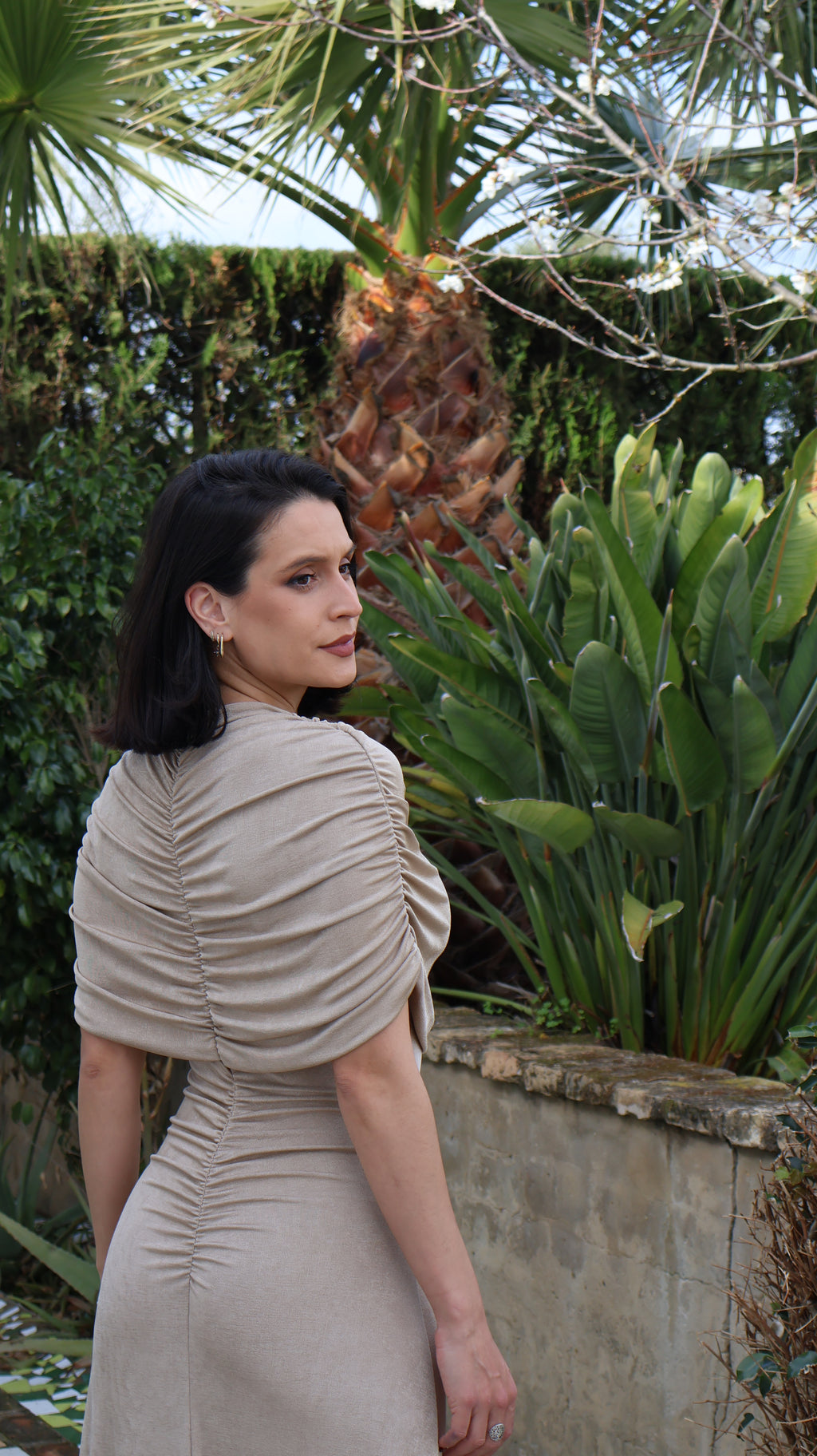 Vestido champán