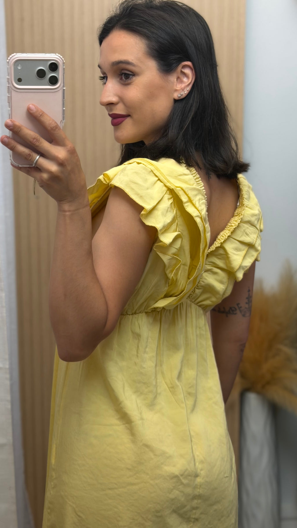 Vestido mantequilla