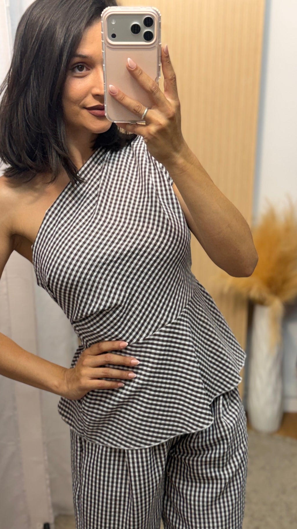 Conjunto VICHY marrón