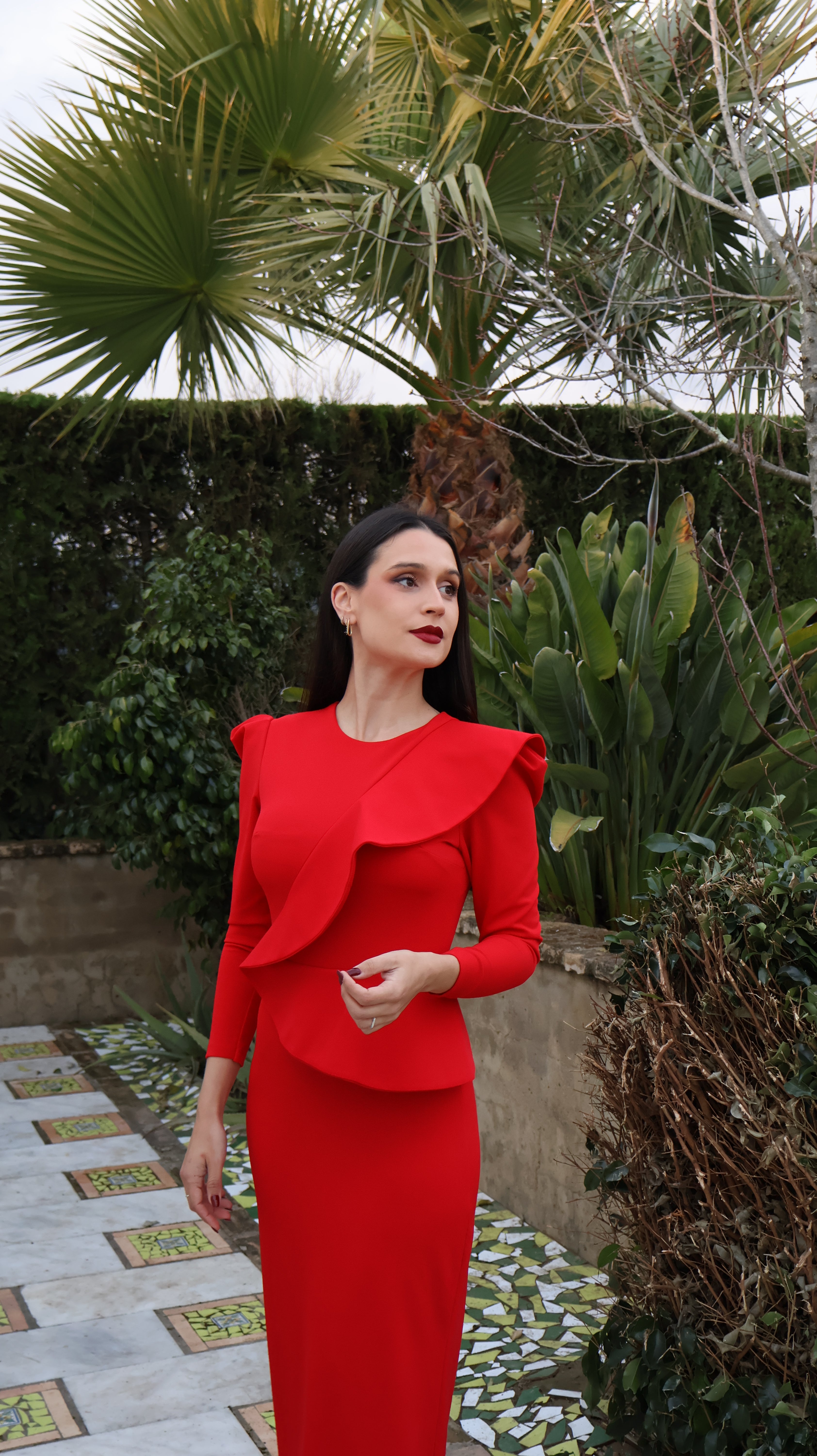 Vestido Isabela Rojo