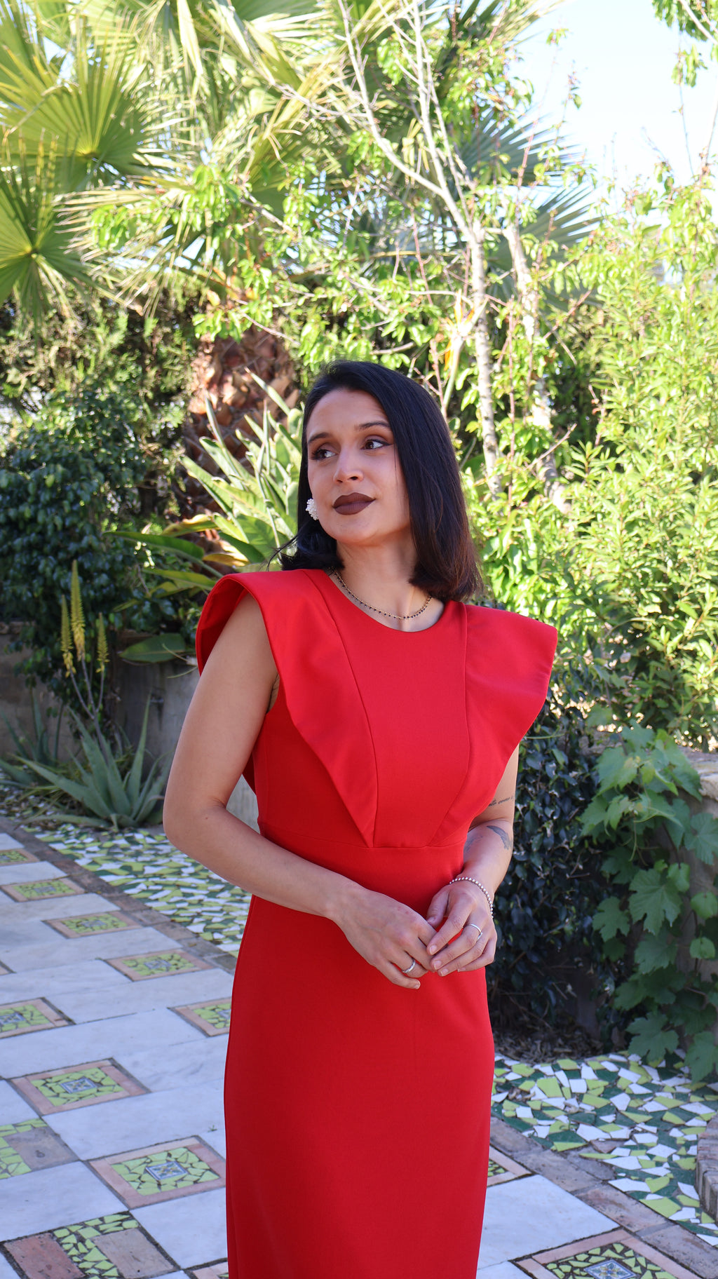 Vestido Lidia rojo