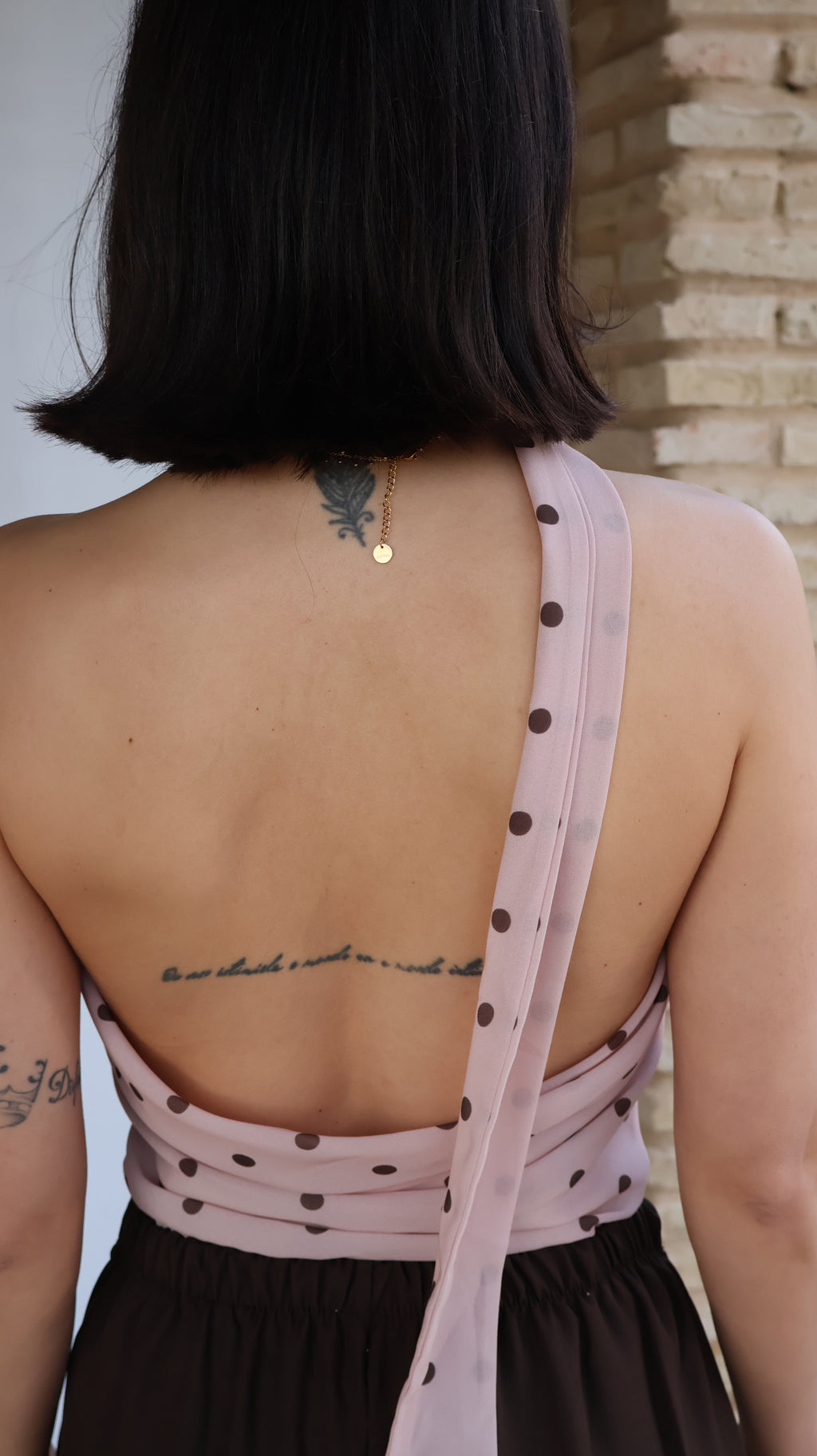 Top gasa lunar Rosa