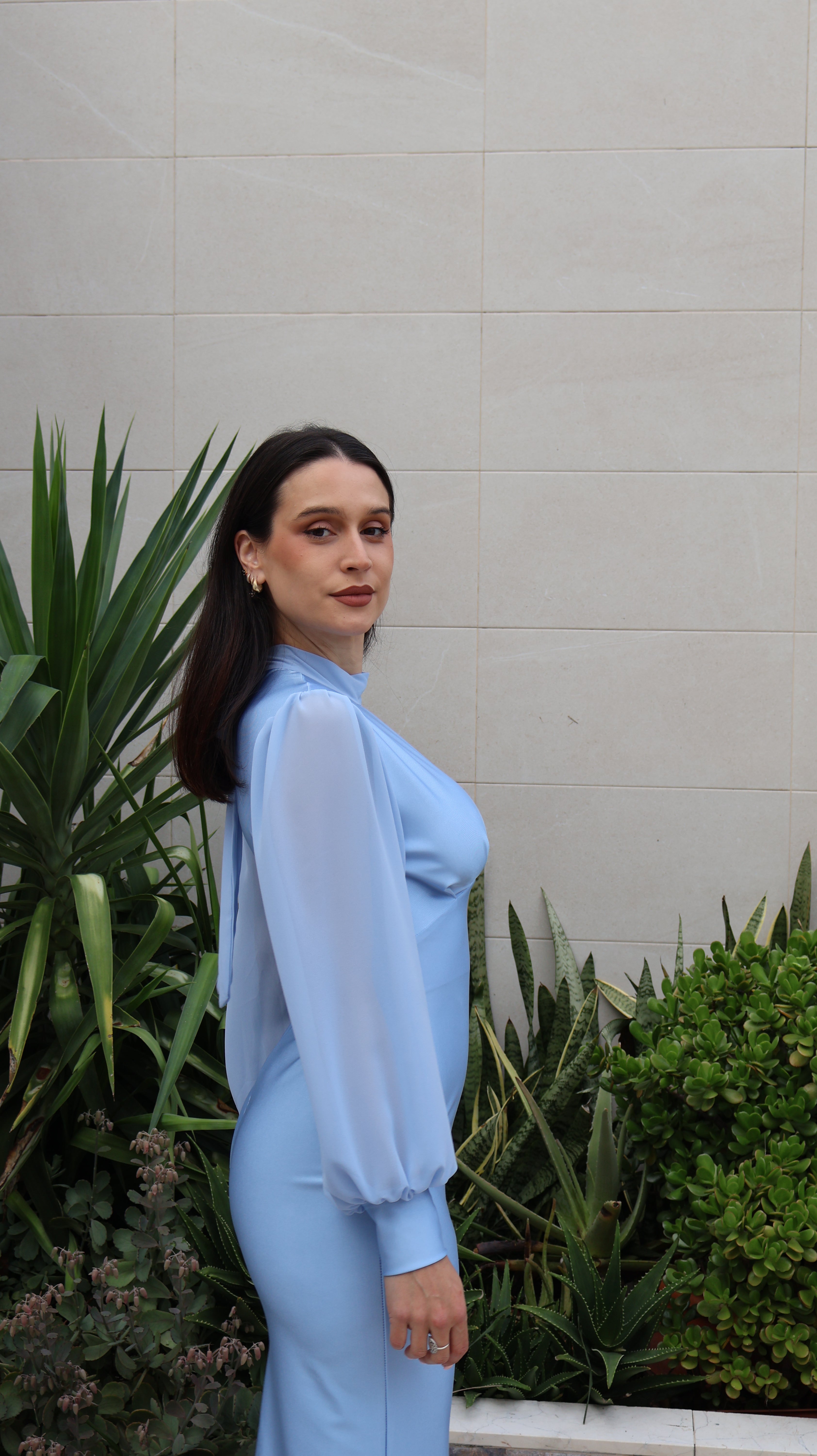 Vestido Fabiana celeste