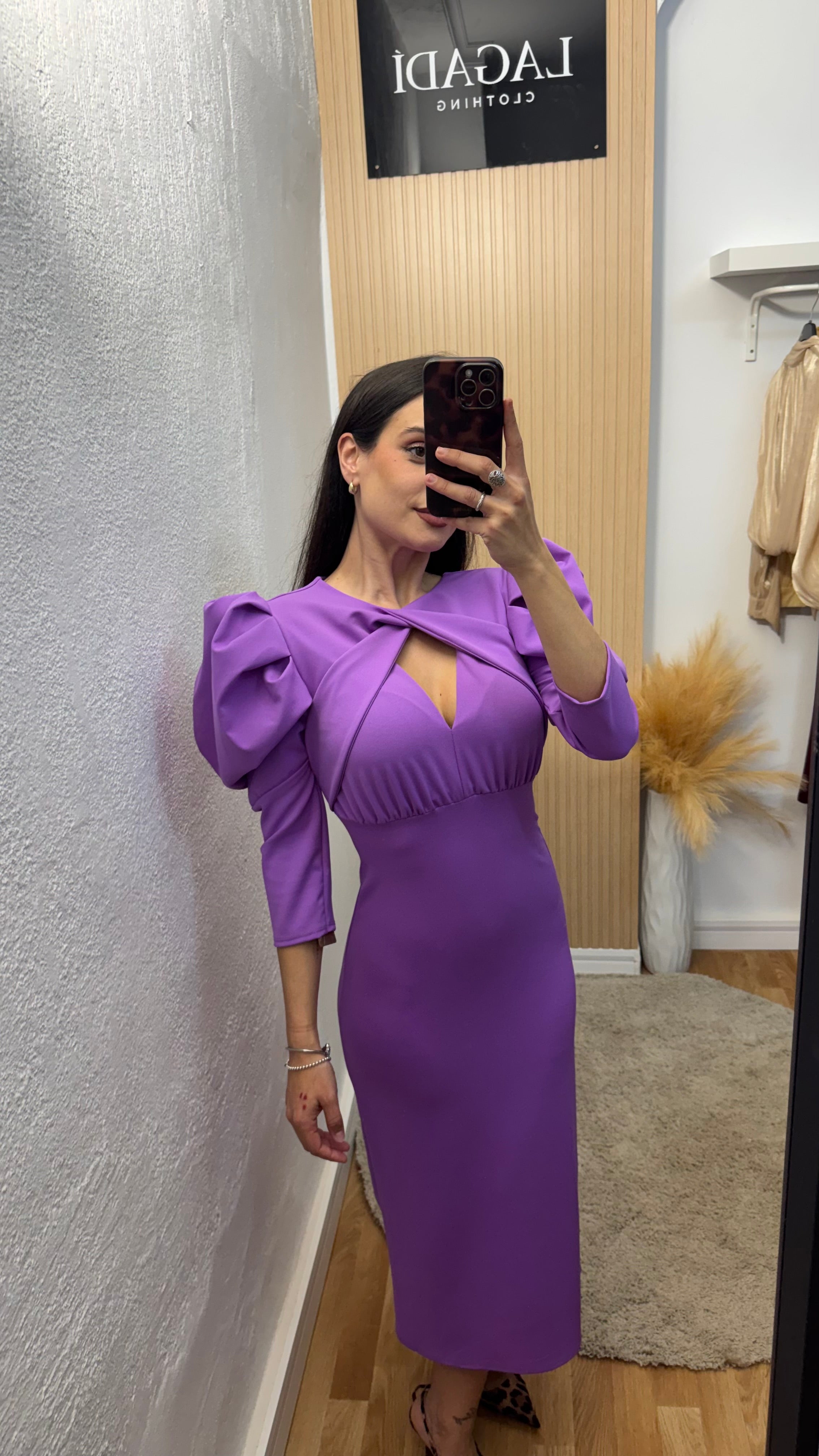 Vestido Bullón Lila