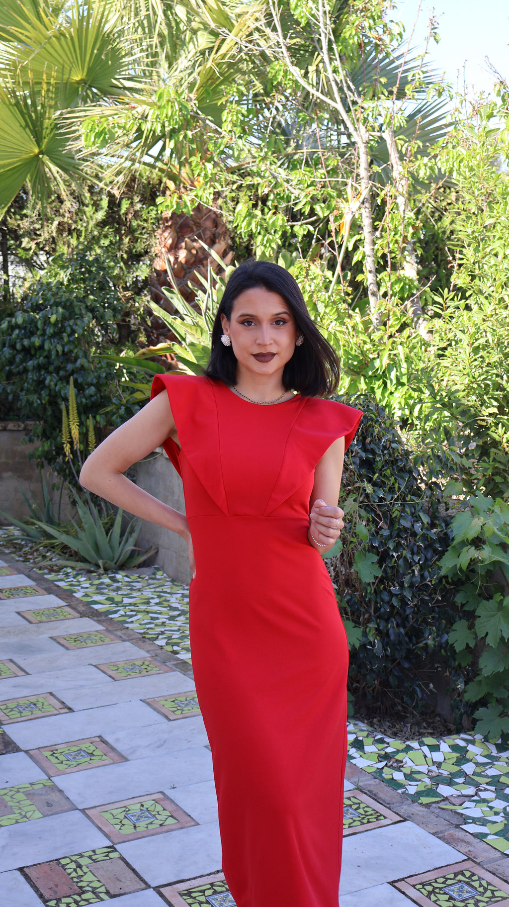 Vestido Lidia rojo