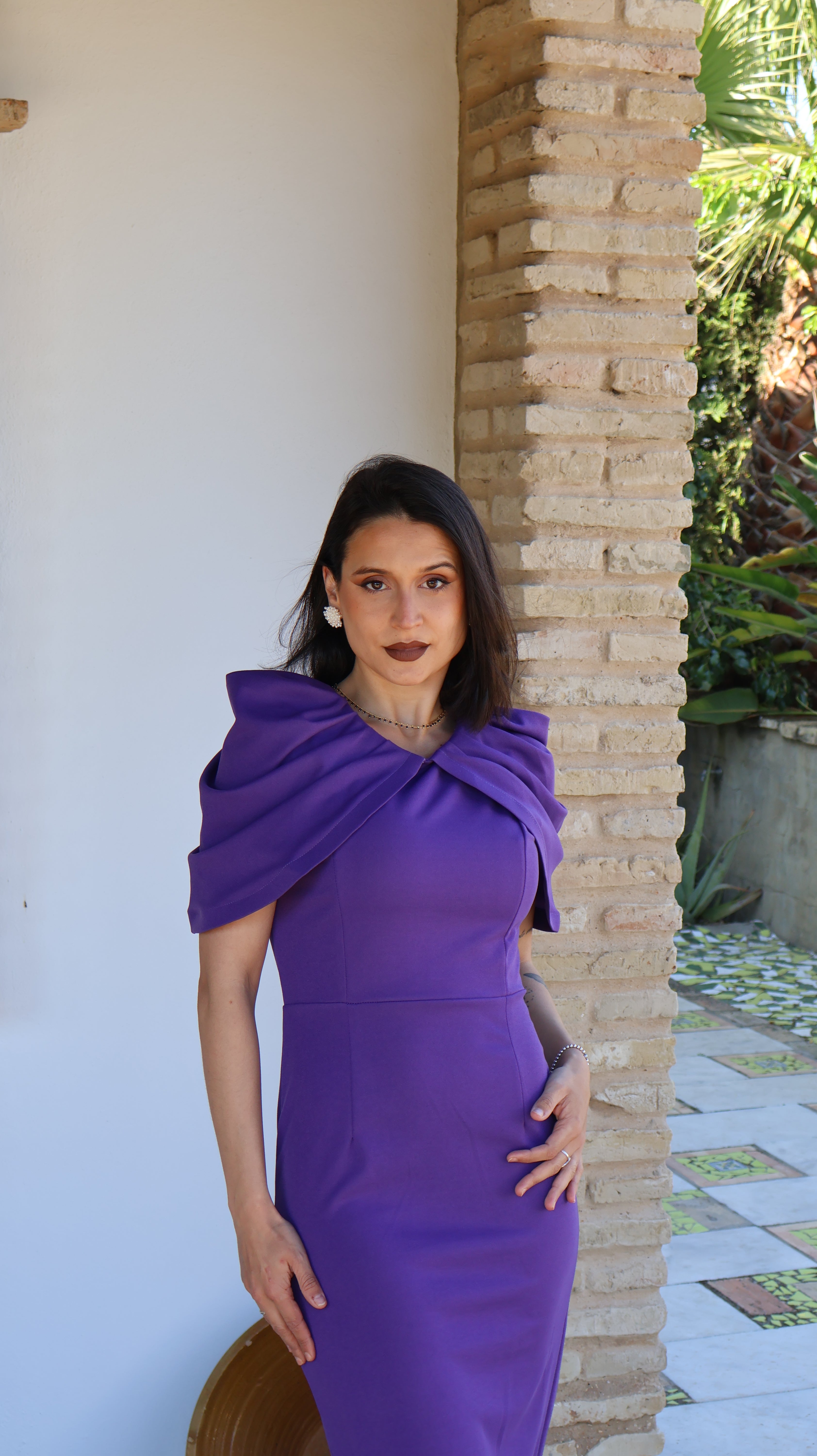 Vestido Alicia morado