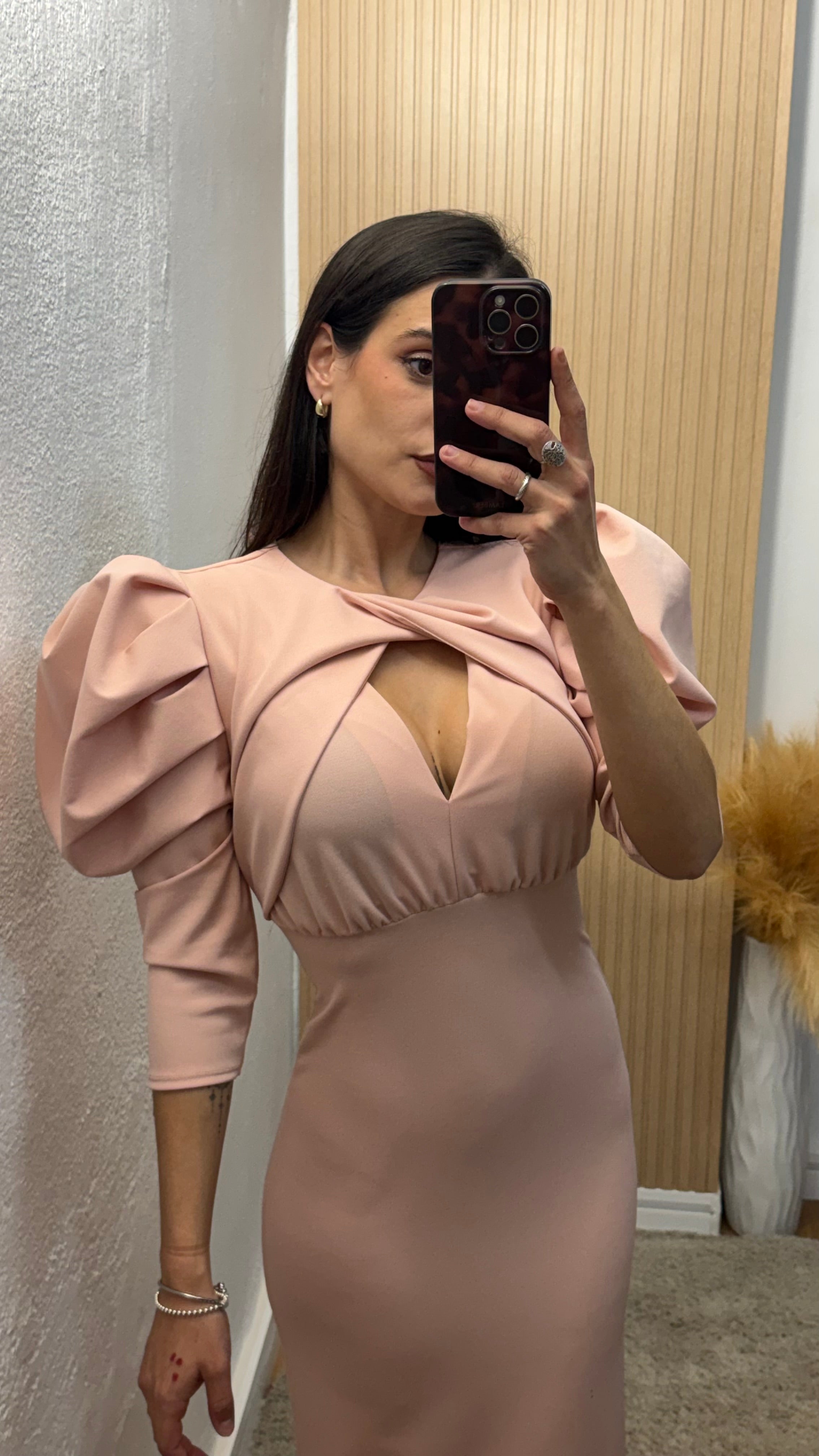 Vestido Bullón Rosa