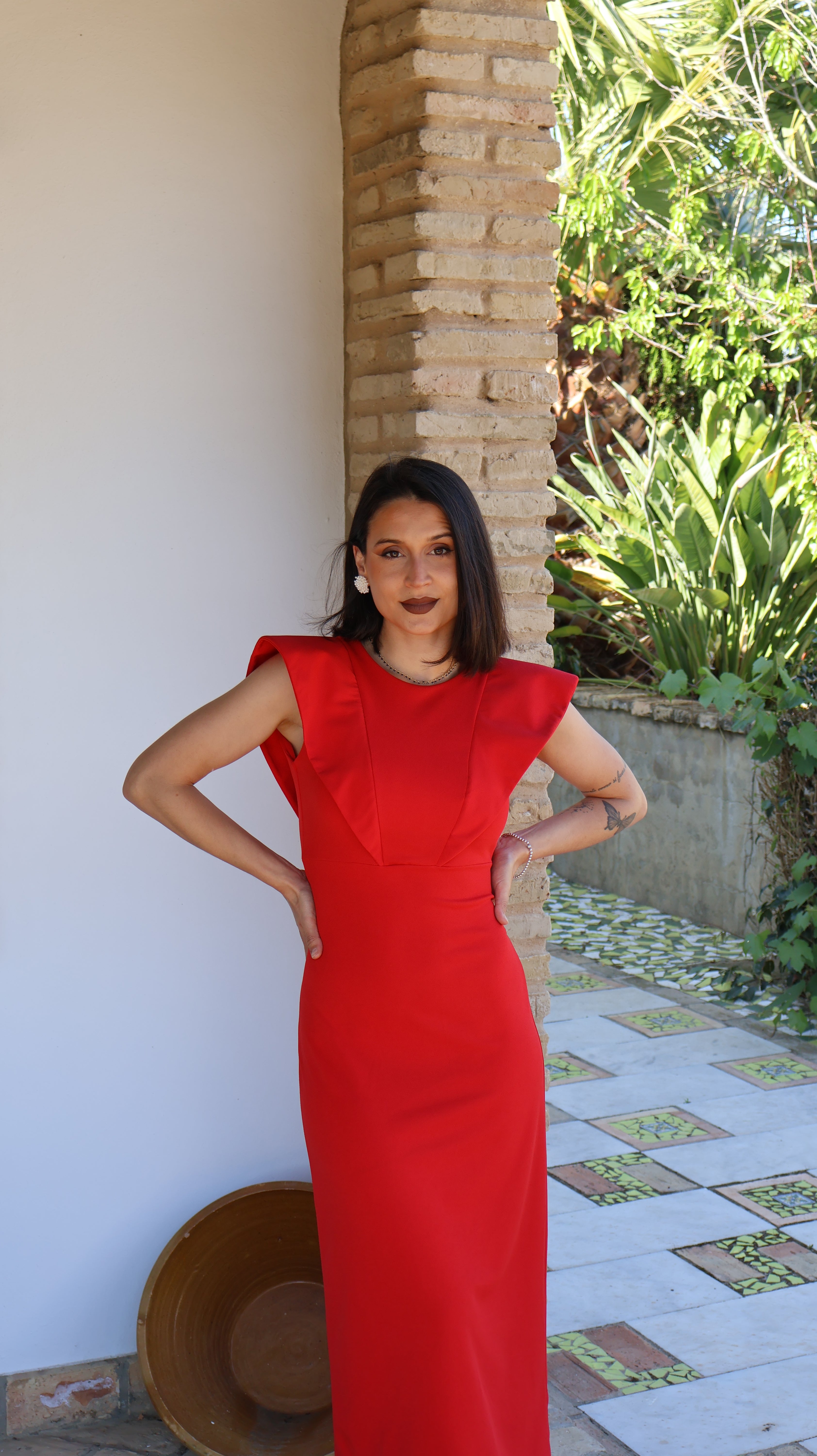 Vestido Lidia rojo