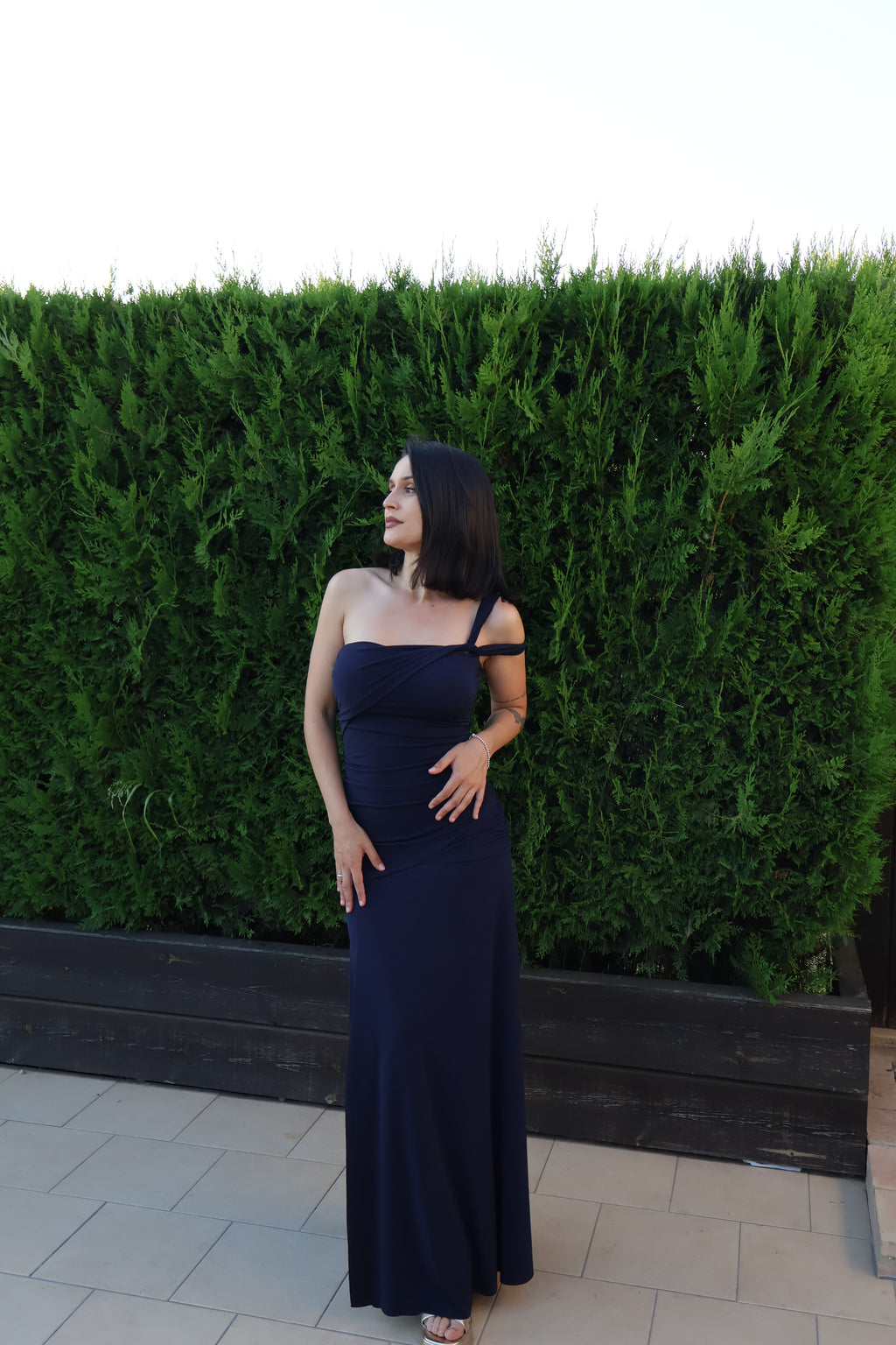 Vestido Duna Azul Marino